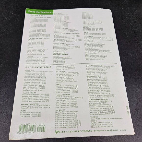 GWM Piano Lesson Sheet Music Literature Books Vol 2 -5 Lot 4 Beginner Intermedia - Picture 4 of 12